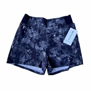 Athleta Woman’s Brooklyn Short - Athleisure Lumen Floral Black NWT Size 6